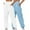 Light Blue, variant on POROPL 2 Pack Women Sweatpants Joggers Hiking Athletic Comfy Pants Size S-XXL
