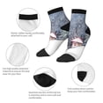 thumbnail image 6 of Bingfone Watercolor Winter Landscape For Christmas Design Patterned Men'S Women'S Casual Cotton Socks, 6 of 9