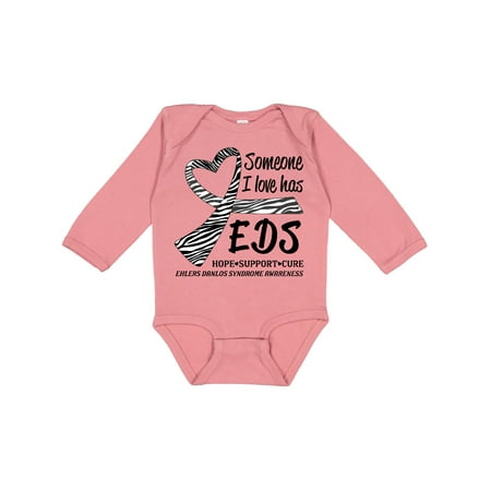 

Inktastic Someone I Love has EDS- Ehlers Danlos Syndrome Gift Baby Boy or Baby Girl Long Sleeve Bodysuit