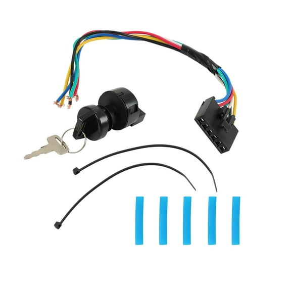 labwork 6 Pin Ignition Key Switch & Repair Harness Pigtail Kit 4012165 4010390 4012164 100-1359 4012166 Replacement for Sportsman 1000 850 800 700 600 500 400 300