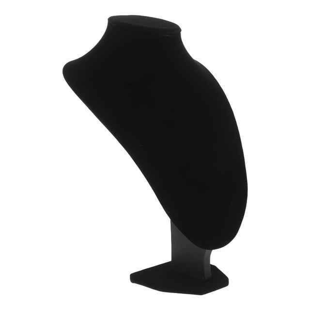 Exhibidor de joyas de terciopelo, soporte para collares, maniquí de joyería, busto de collar, expositor de joyas para vender exhibidores de joyas y collares