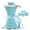 Green, variant on Collapsible Water Bottle, 17 oz Silicone Foldable Camping Cup with Carabiner, Reusable Leak Proof Portable Sports Travel Water Bottle for Outdoor, Travel, Gym, Hiking, BPA Free