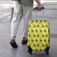 thumbnail image 3 of Yellow Bigfoot and Tree Pattern Luggage Cover Fashion Suitcase Cover Baggage Covers Fit 25-28 Inch Luggage (Go Travel), 3 of 5