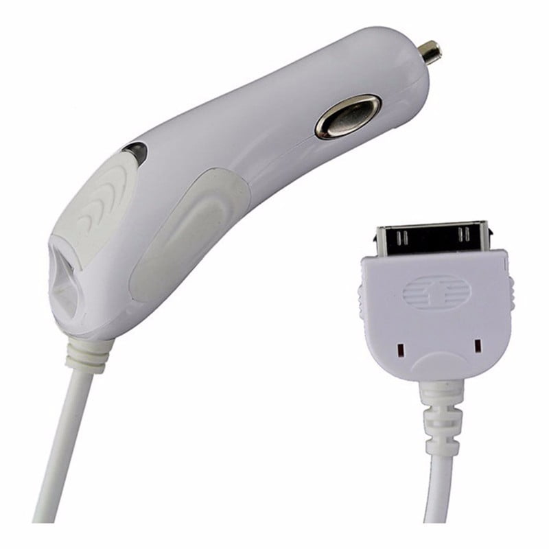 Ventev Car Charger with 30Pin Connector for 1st Gen Apple Devices