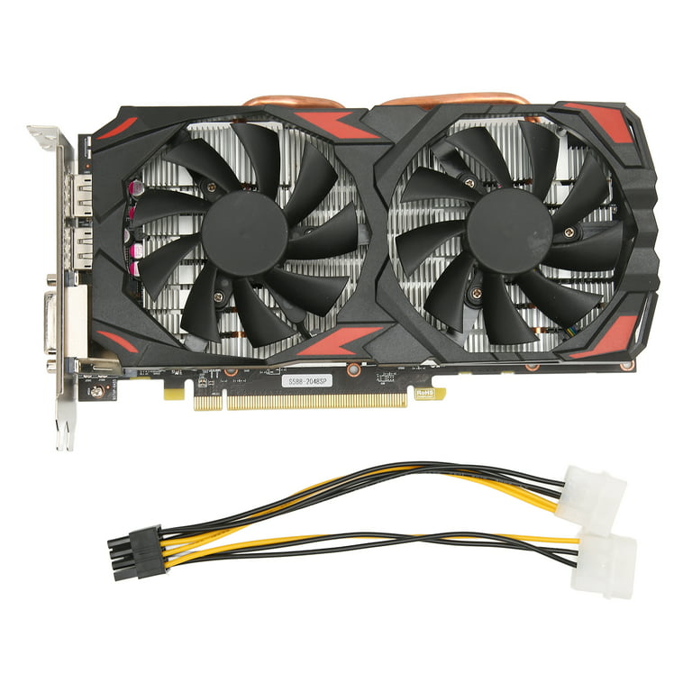 Gaming Graphics Card, RX 580 Graphics Card 8GB GDDR5 For PC 