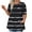 Black#3, variant on GaThRRgYP Summer Tops for Women Plus Size,Women's Plus Size Fashion Casual Pullover Short Sleeve Round Neck Button Shirt Blouses Pink XXXL