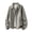 Gray, variant on Men's PU Jacket Full Zip Lapel Multiple Pockets Hippie Streetwear Classic Hiking Travel Spring Fall Waterproof Windproof Leather Jacket Gray M