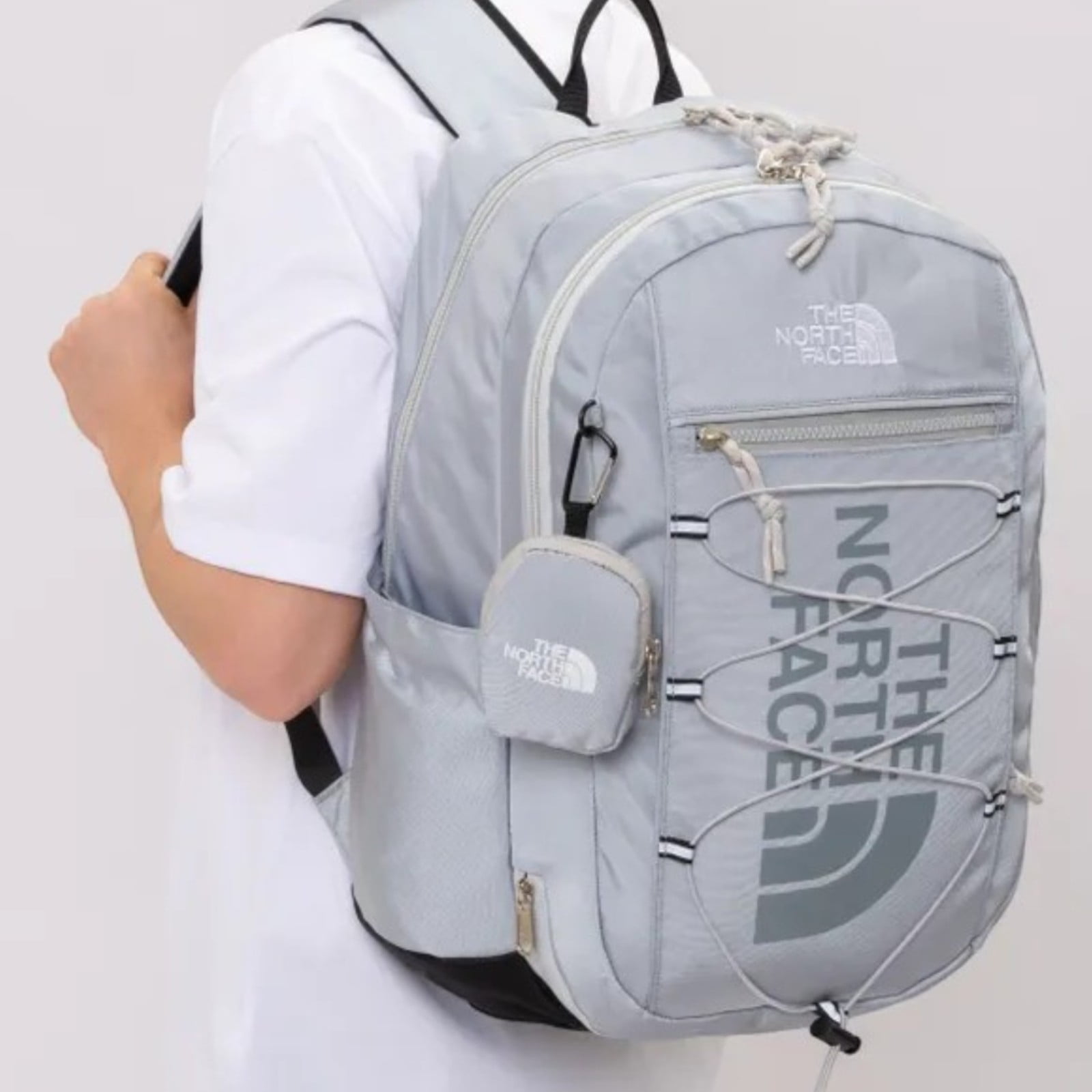 ★THE NORTH FACE★ White Label Super Pack Two COOL GRAY The North Face Unisex Adult Superpack Grey Backpack