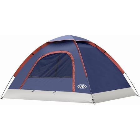 6 Person 4 Season Dome Tent, Easy to Set Up for Camping & Hiking, Lightweight Portable, Green