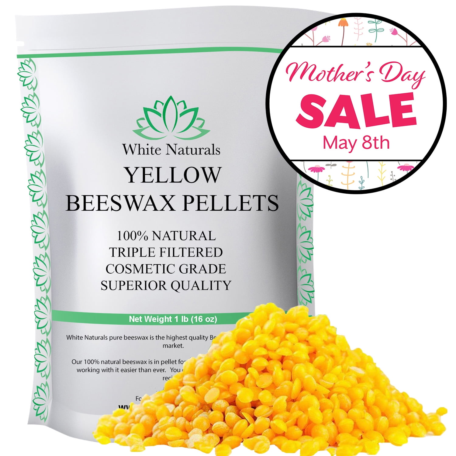 Yellow Beeswax Bees Wax Organic Pastilles Beads Premium Prime Grade A 100% Pure 4 oz 113 g Yellow Beeswax Bees Wax Organic Pastilles Beads Premium Prime Grade A 100% Pure 4 oz 113 g