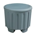 thumbnail image 1 of Elodie Pouf de Rangement Tabouret Créatif pour Changer de Chaussures pour Chambre Salon Balcon Bleu, 1 of 8