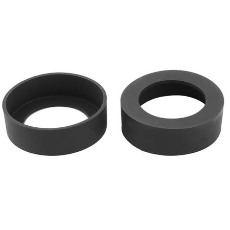 - Silicone Heat Resistant Coffee Cup Protector Cover Sleeve Black 56mm Dia 2 Pcs