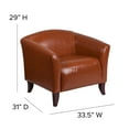 thumbnail image 6 of Flash Furniture HERCULES Imperial Series Cognac LeatherSoft Chair, 6 of 12