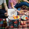 thumbnail image 5 of FORMRS Insulated Cooler Bag 24 Cans Capacity Soft Leakproof Lunch Box with Side Pockets, Christmas Berries, 5 of 7