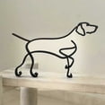 thumbnail image 3 of Desk Accessories Clearance! Dog Minimalist Arts Sculpture Personalized Gift Metal Decoration, 3 of 7