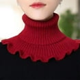 thumbnail image 4 of Bufanda Calentadora de Cuello de Punto de Cuello Alto para Mujer Tela de Prueba +Bufanda Calentadora de Cuello de Punto de Cuello a Zulema bufanda de invierno, 4 of 8