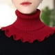 thumbnail image 4 of Bufanda Calentadora de Cuello de Suéter con Babero de Invierno de 5 Piezas para Mujer, 4 of 9