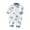 A, variant on Hiijoy Newborn Boys Sleepwear Jumpsuit Cartoon Print Long Sleeve Romper Homewear Playsuit