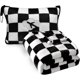 thumbnail image 1 of Manta de viaje manta y almohada 2 en 1 funda suave correa para equipaje de mano clip para mochila, 1 of 7