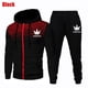 thumbnail image 1 of Chándal de otoño e invierno para hombre, sudadera con capucha estampada, traje informal con cremallera, chaqueta y pantalones de jogging, gran oferta, ropa para viajar al trabajo, 1 of 3