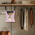 thumbnail image 4 of ZIATUBLE Corgi Clothes Pins Bag Floral Storage Hanging Organizer Stretchy Hanging Can Storage Organizer Pantry Set 2 Pack Large Capacity Clothes Pin Bag to Hang On Line Clothesline Outdoor, 4 of 7