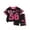 A-Black51, variant on Toddler Girls Outfits Sets Playwear 2 Piece Short Sleeve Tops And Shorts Casual Soft Daily Wear Girls Summer Outfits