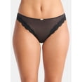 thumbnail image 2 of No Boundaries Valentine's Day Sheer Micro Cheeky Panties, 2-Pack, Women's, 2 of 5