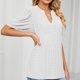 thumbnail image 4 of Camiseta Mujer Camiseta holgada de verano Moda Hollow-out Camiseta para mujer Ropa femenina (Blanco XXL) Cgtredaw para Mujer Blanco T XL, 4 of 7