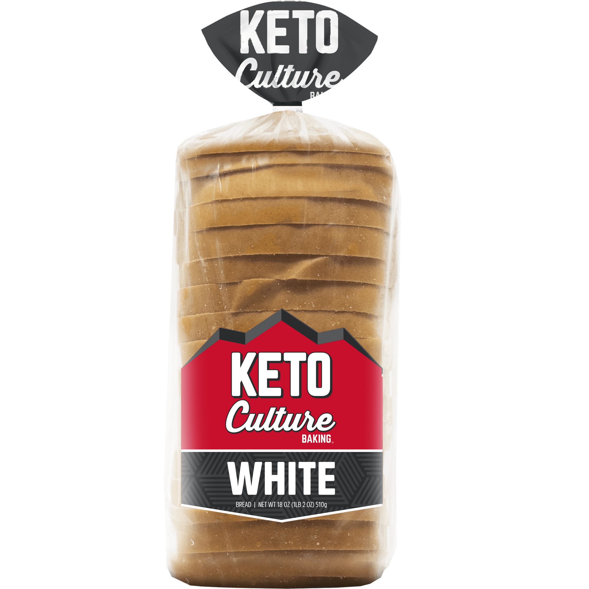 Keto Culture White Bread Loaf, Keto Friendly, 1 Net Carb Per Slice, 18 oz