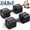 Black&Gray, variant on MERACH Adjustable Dumbbell Set, 5 in 1 Free Hand Weights for Home Gym, 25 lbs, Set of 2, Black&Blue