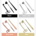 3PCS Candle Wick Trimmer Scissors Extinguisher Hooks Candle Accessories