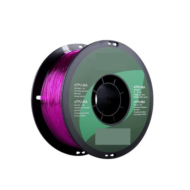 Flexible TPU Filament 1.75mm,TPU 95A 3D Printer Filament 1KG 2.2 LBS Spool, 3D Printing Material For 3D Printers TPU 95A ,Smoother Printing Experience
