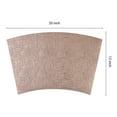 thumbnail image 4 of Unique Bargains 6 Pack Place Mats Faux Leather Placemat for Dining Table Champagne 20x12in, 4 of 7