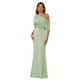thumbnail image 1 of Vestido Mother of The Bride BITALY Verde Salvia Satinado 22W, 1 of 8
