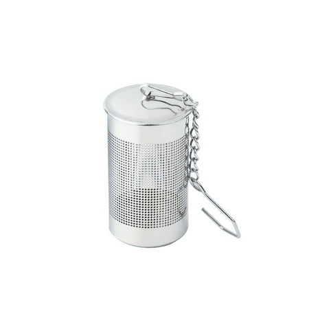 

Stainless Steel Tea Strainer - Secure Lid Fine Mesh Handle Food-grade Infuser