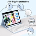 thumbnail image 3 of Funda con Teclado GKABXY para iPad 11" 2025 y 10.9" 2022 Azul, 3 of 7