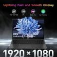thumbnail image 6 of 15.6 IPS FHD-Laptop, 16GB RAM 1TB SSD Intel Pentium Quad Core N100 (Beat to i3-1115G4 Up to 3.4GHz) Student-Laptop, Laptop-Computer with Backlit Keyboard Fingerprint Home-laptop, 6 of 9
