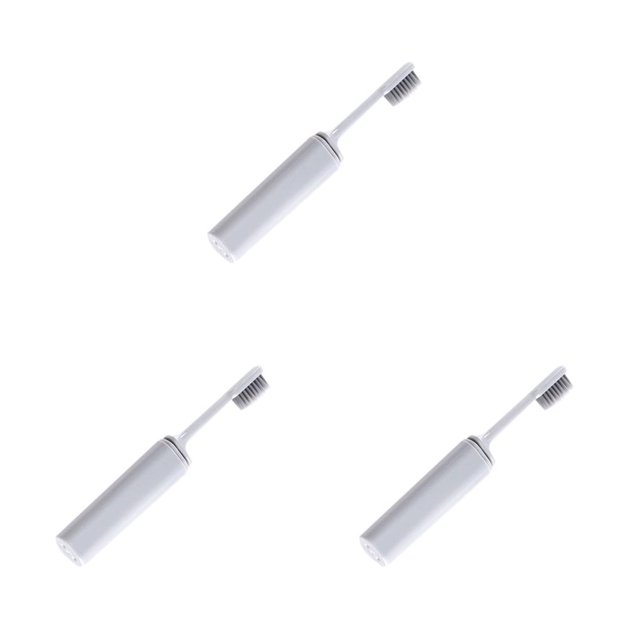 Soidarity Ibcccndc 2 uds cepillos de de carbón de bambú plegable viaje Camping senderismo al aire libre juego de cepillo de plegable Type2 NO2 Soidarity CBP089907
