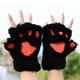 thumbnail image 4 of Guantes de medio dedo Zulema Negro, 4 of 8
