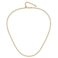 thumbnail image 4 of 14K Yellow Gold Cable Chain Styles Necklace Adjustable 2.5 mm Semi-Solid D/C 30 inch, 4 of 6