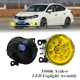 thumbnail image 1 of Par de Luces Antiniebla Redondas LED para Nissan Sentra 2007-2012, 55W 3500K Amber Lámparas Amarillas Todoterreno Parachoques Delantero Negro Luces Antiniebla LED, 1 of 11