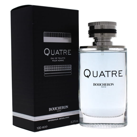 Boucheron Quatre Eau De Toilette Spray, Cologne for Men, 3.3 Oz