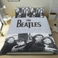 thumbnail image 1 of The Beatles Conjunto de sábanas temático, trío de piezas, cómodo y amigable con la piel, diseño único, regalo de decoración para el hogar para familiares, amigos y fans,135X200cm, 1 of 6