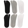 thumbnail image 1 of 3 Paires de Chaussettes à Orteils Séparés Invisibles Coupe Basse pour Femmes, 1 of 3