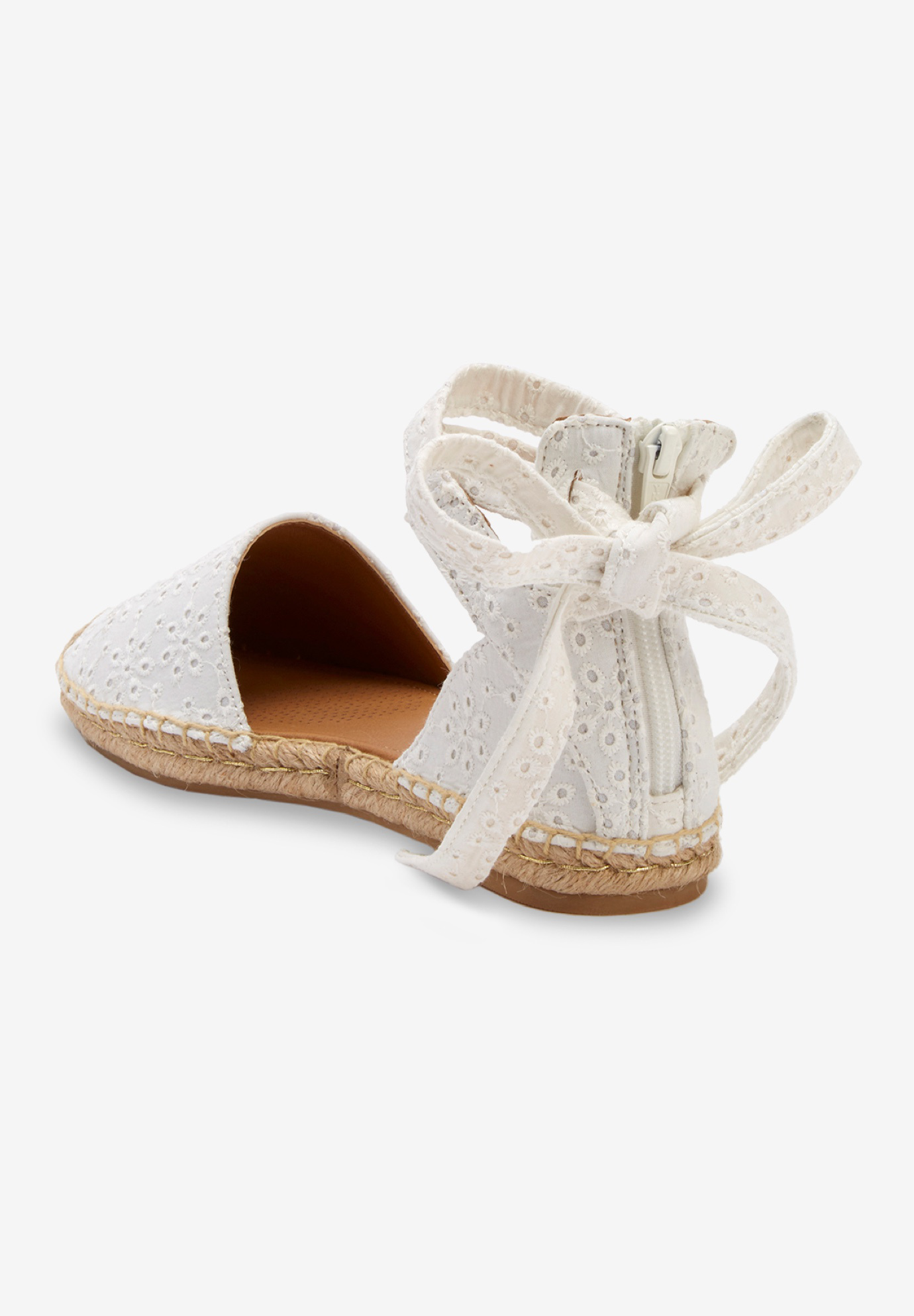 Comfortview Women's Wide Width The Shayla Flat Espadrille Shoes - image 3 of 7