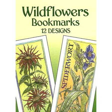 Dover Bookmarks: Wildflowers Bookmarks: 12 Designs