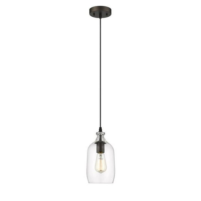 Chloe Lighting CH2S114RB06-DP1 Athena Transitional 1 Light Rubbed Bronze Mini Ceiling Pendant - 5.5 in.