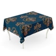 thumbnail image 1 of LADDKE Volumetric Damask Elegant Luxury Embossed Watercolor 3D Shadows Tablecloth Table Desk Cover Home Party Decor 52x70 inch, 1 of 1