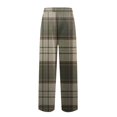 thumbnail image 6 of JGNGSHN Men's Straight Leg Pajama Pants Drawstring Elastic Waist Plaid Sleep Pants Casual Loose Fit Pjs Bottoms with Pocket Button Fly, 6 of 7