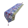 thumbnail image 1 of Lindo camino de mesa de Pascua, huevos de Pascua, mantel de fiesta, decoración, camino de mesa de flores Estilo D, 1 of 9